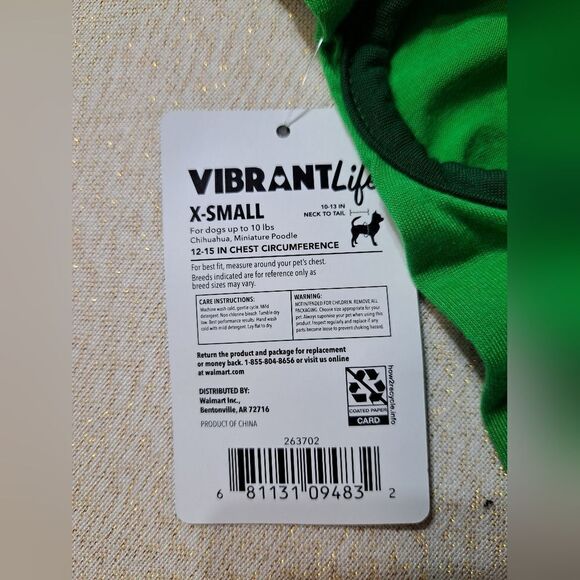 NWT Vibrant Life Tank Top for dogs - Picture 4 of 5